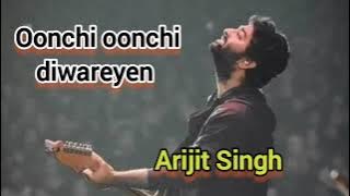 Onchi onchi diwareyen 😌💚 Arijit Singh song lyrics #arijitsingh #oonchioonchiwaadi #khamoshiyan