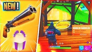 New Double Barrel Shotgun Gameplay In Fortnite - New Fortnite Update V5.2 & Gifting System Update