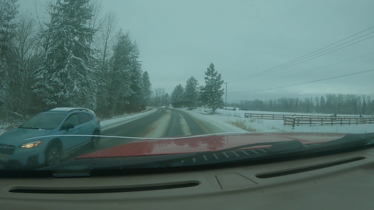 FAST trip to Idaho Walmart in snow! / Dumpster Rental Coeur d'Alene