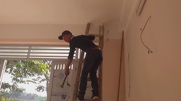 Hướng dẫn lắp ray cửa cuốn, lắp giá cửa cuốn tấm liền kéo tay. Báo giá cửa cuốn LH 0982.802.286