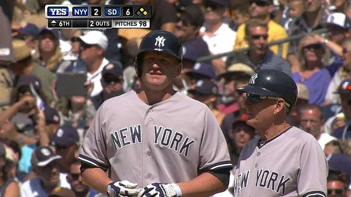 NYY@SD: Overbay singles to pull the Yanks within f...