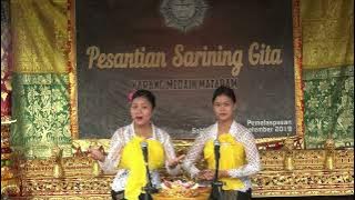 Pembacaan SLOKA Reg Weda X oleh Yowani Pesantian Sarining Gita Kr. Medain Mataram 2