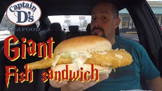 Captain Ds Giant Fish Sandwich Review Food Review
