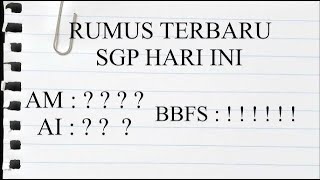BOCORAN SGP HARI INI MINGGU 13 JULI 2025 || BOCORAN TERBARU SGP || PREDIKSI SGP ||RUMUS SGP HARI INI
