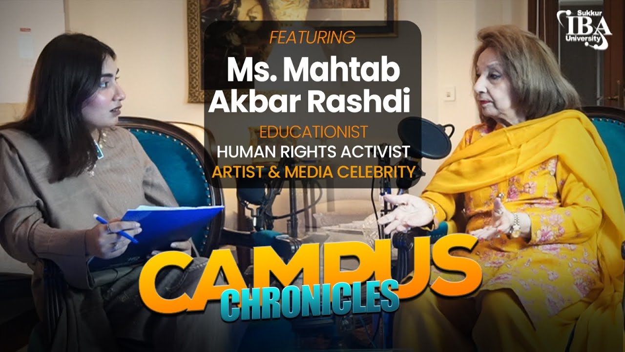Mahtab Rajper Talk with Ms. Mahtab Akbar Rashdi | Renowned Educationist, Artist ...