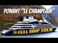 Ponant Le Champlain | Ship Walkthrough Tour & Review | 4K