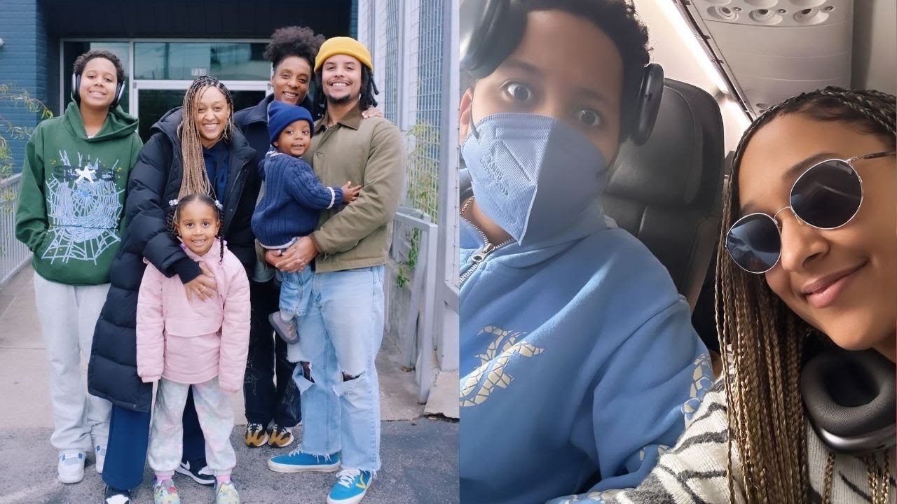 Tia Mowry Conquers Flight Anxiety with Son Cree’s Support Family