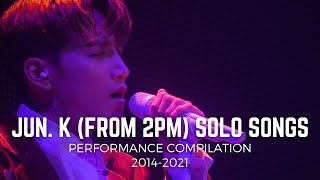 Top 50 Favorite Jun. K (from 2PM) Solo Song Live Performance Compilation | 2014-2021