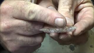WOW! using a deer LEG BONE and a stone to make an arrowhead by gregpryorhomestead 2,277 views 3 years ago 16 minutes