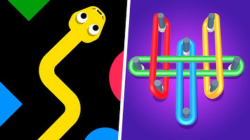 Snake Colors 3D | Flexy Ring - Gameplay Walkthrough Max Levels (Part 1)