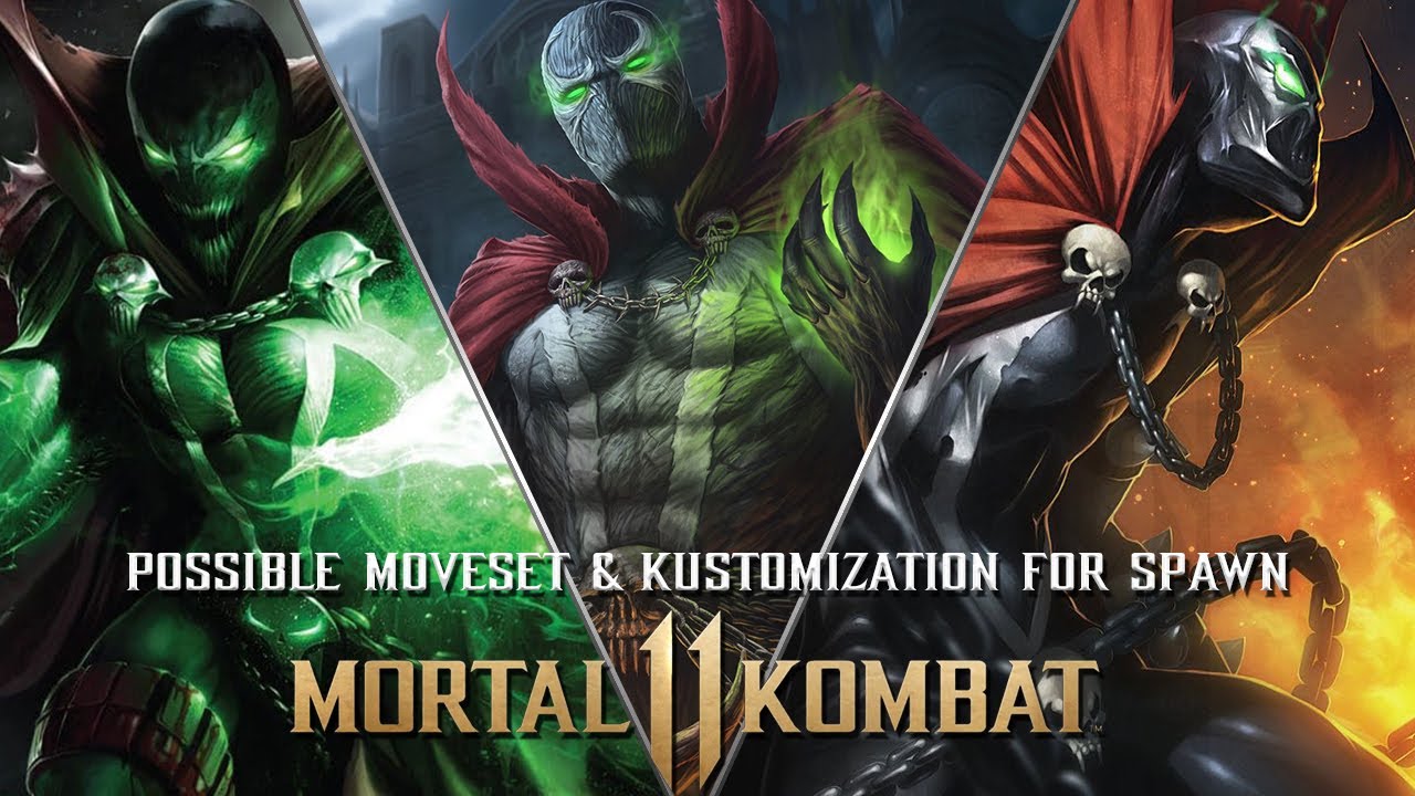 Mortal Kombat 11 - Possible Moveset & Kustomization For Spawn - YouTube