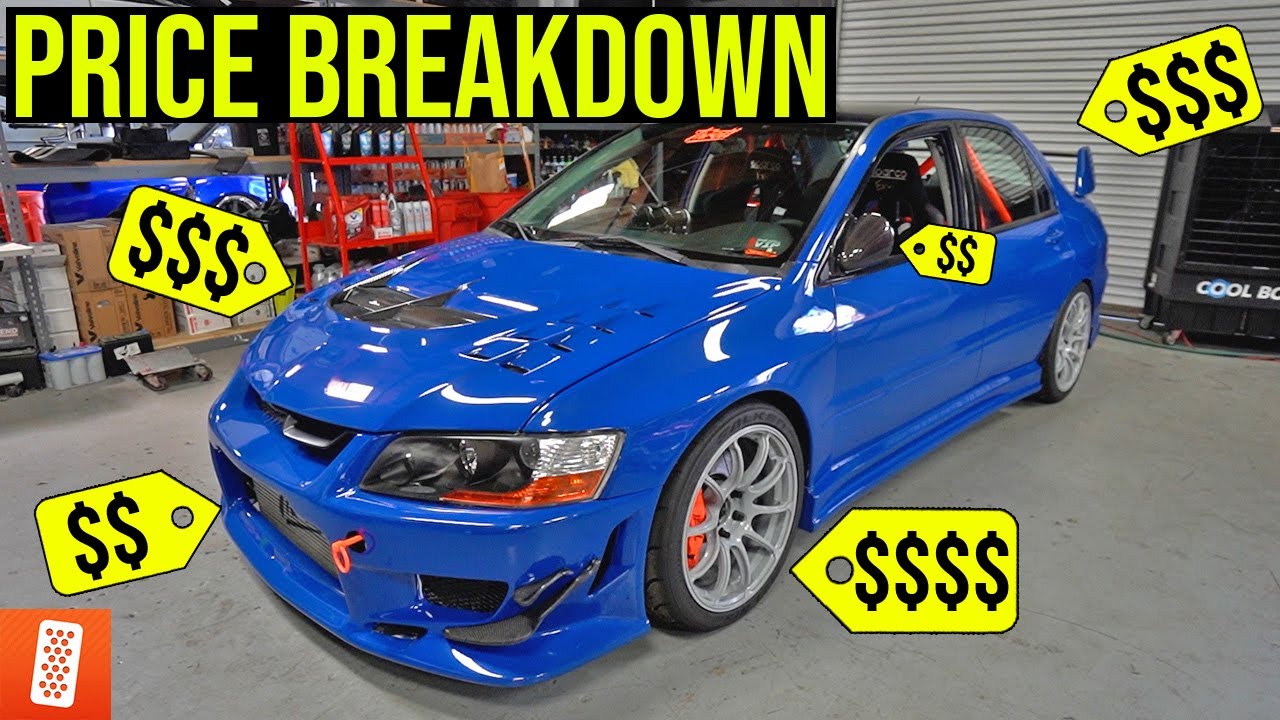 How Much Did the ULTIMATE Mitsubishi EVO VIII Cost to Build? YouTube