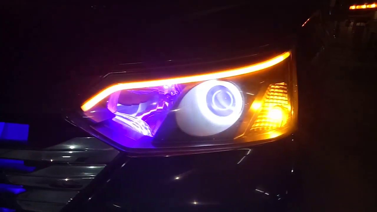 Headlamp Grand New Avanza Veloz Dgn Angel Eye Devil Eye Dan Alis
