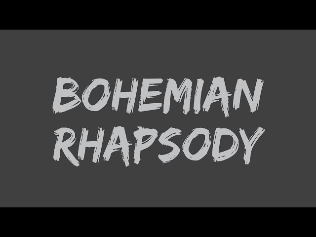 Queen - Bohemian Rhapsody (Lyrics) class=