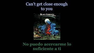 Black Sabbath - Can&#39;t Get Close Enough - 03 - Lyrics / Subtitulos en español (Nwobhm) Traducida