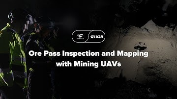 Mapping an ore pass in just 10 minutes with drones. Discover how LKAB inspects ore passes with UAVs