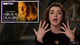 Maisie Williams On House Of The Dragon - Game Of Thrones Prequel Series (House Of The Dragon)