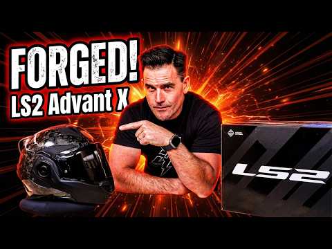 Most Epic Looking Modular Helmet Ever? - LS2 Advant X Forged Carbon Helmet
