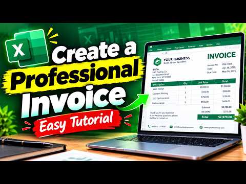 How to Make Invoice 2026 | Create a FREE Professional Invoice in Excel