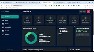 Lumera Hub Testnet Staking Walkthrough — How to Delegate LUME Tokens From Start to Finish