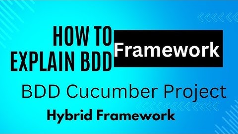 Hoe het BDD Cucumber Framework uit te leggen | Selenium | BDD Cucumber