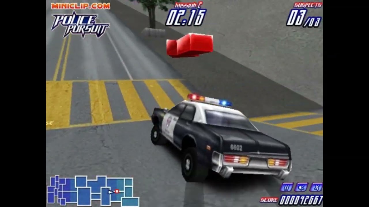 Police Pursuit (Shockwave) Full Game In One Video Playthrough