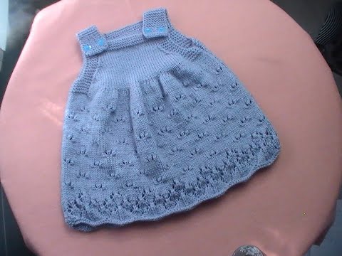 Robe Etoile Bebe Au Tricot Youtube