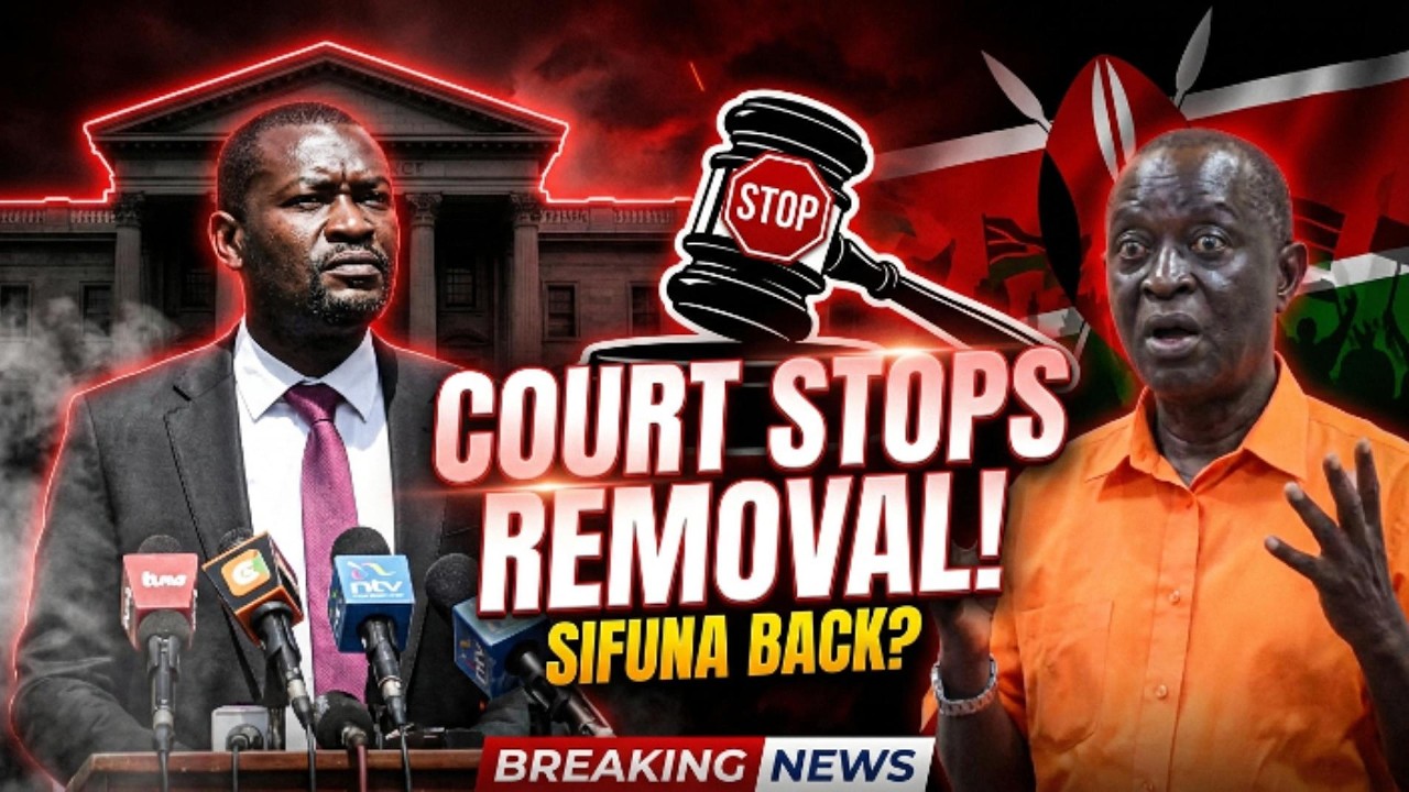 “Court Stops Sifuna Removal — ODM Power Struggle Explained”