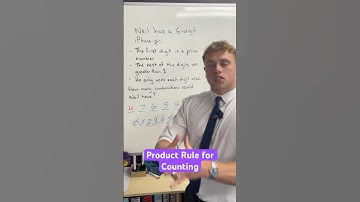Product Rule for Counting #combinations #product #maths #gcse