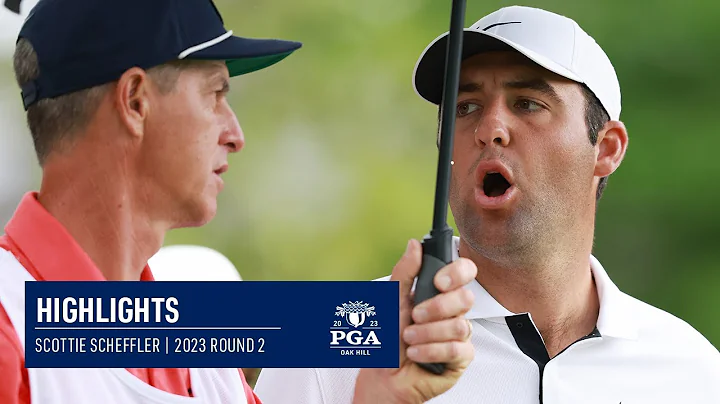 Scottie Scheffler Fires 2-Under 68 to Lead | Round 2 | 2023 PGA Championship