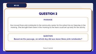 Reading Comprehension Practice Test | 5 Questions | English