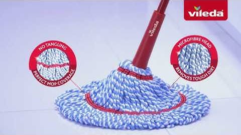How to use the Vileda MicroTwist mop - microfibres that remove tough dirt!