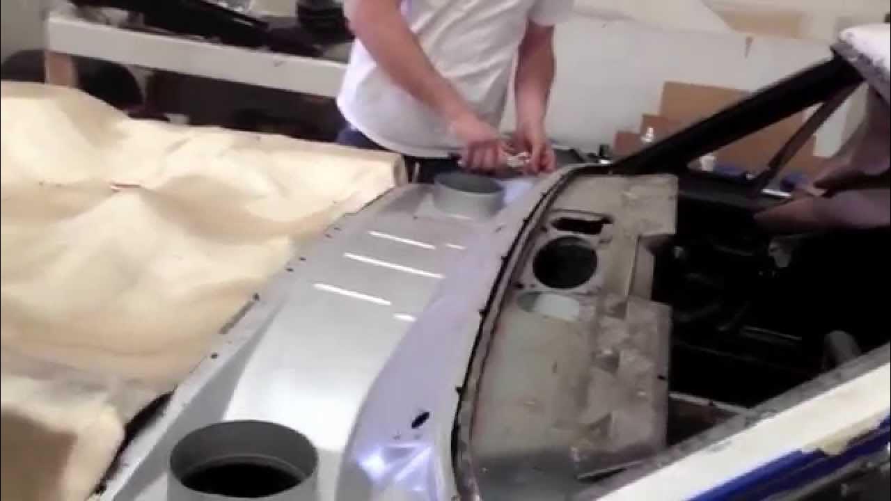 Cowl vent work on Zulma's 1966 Mustang Coupe Day 76 Part 1 YouTube