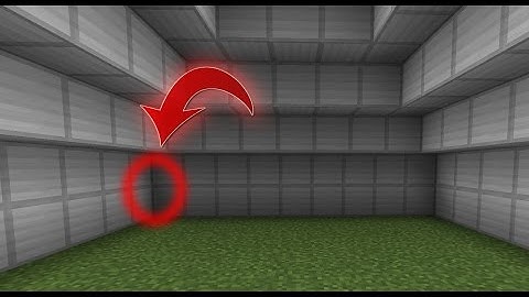 Corner Secret Room Tutorial in MineCraft!