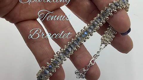 Sparkling Tennis Bracelet Tutorial