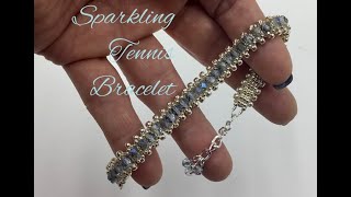 Sparkling Tennis Bracelet Tutorial