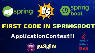 "Hello World" - First Code in Spring boot | Spring vs Spring boot | Springboot tutorial in tamil