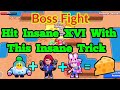 Brawl Stars Boss Fight Clear Insane XVI with A Cheesy Trick | Penny's Morter Exploit on Boss Fight |