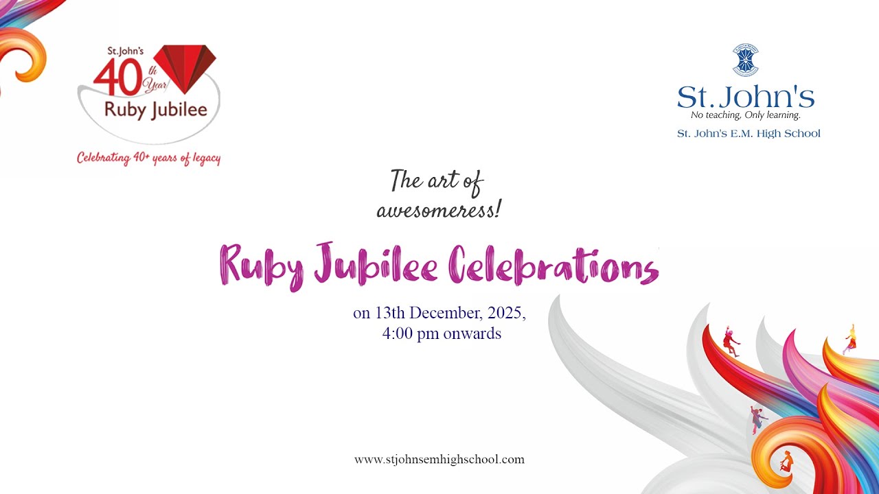 St.John's Vijayawada 40th Ruby Jubilee Celebrations 2025-26