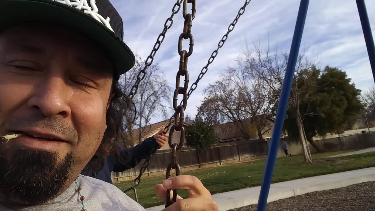 The swings at Cawston Park. 122020 YouTube