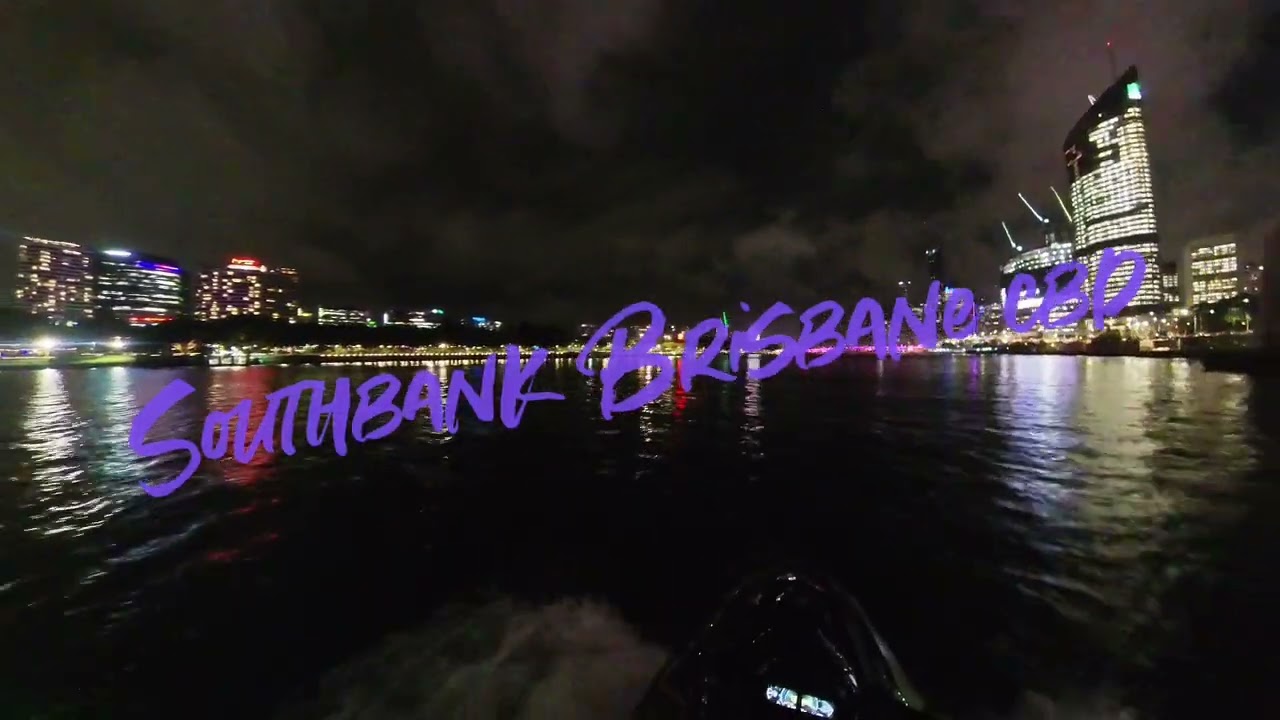 Brisbane River night ride '24