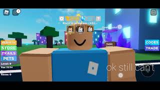 Playing legends of speed! (Roblox video)
