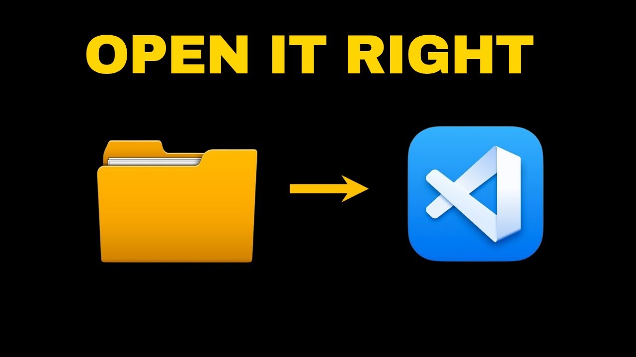 The SIMPLEST Way to Open Folders in VS Code - YouTube