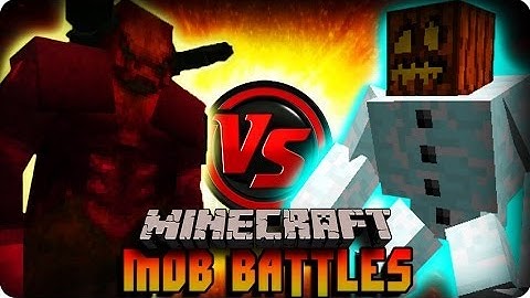 Minecraft Mods - THE BEHEMOTH VS MUTANT SNOW GOLEM ! Mob Battle (MUTANT CREATURES MODS)