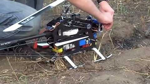 T-Rex 700E 3G - First flight