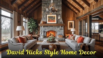 David Hicks Home Interior Design | Bold Geometric Patterns & British Elegance Redefined