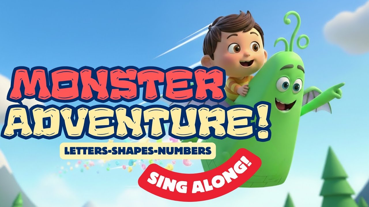 Monster Adventure! - Sing Along ] Letters-Shapes-Numbers