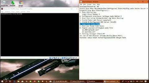 Konfigurasi Share Hosting Server Linux Debian 9 | SMK YPM 1 TAMAN