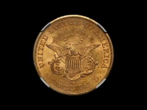 1854-S $20 NGC AU58+ CAC Rare Gold Coins Of The United States