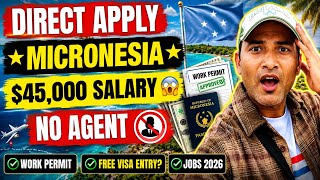 🇫🇲 Micronesia Jobs 2026 | Direct Apply | Work Permit | No Agent | Foreign Workers